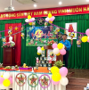 Đồng chí Nguyễn Thái Sơn – CT CĐCS phát biểu chúc các em thiếu nhi chăm ngoan, học giỏi.