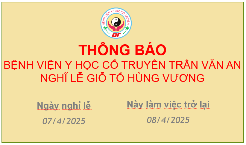 THÔNG BÁO NGHĨ LỄ GIỖ TỔ HÙNG VƯƠNG